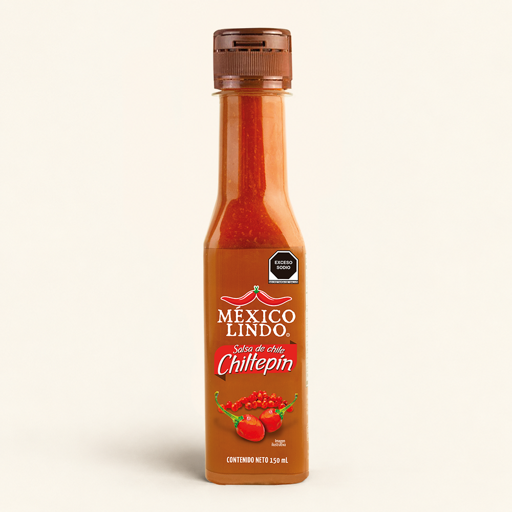 Salsa Chiltepín México Lindo 150 ml  - Caja con 12