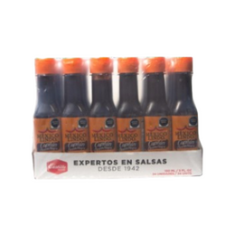 Salsa Capitán Picante Negra México Lindo 150 ml - Caja con 12 Piezas