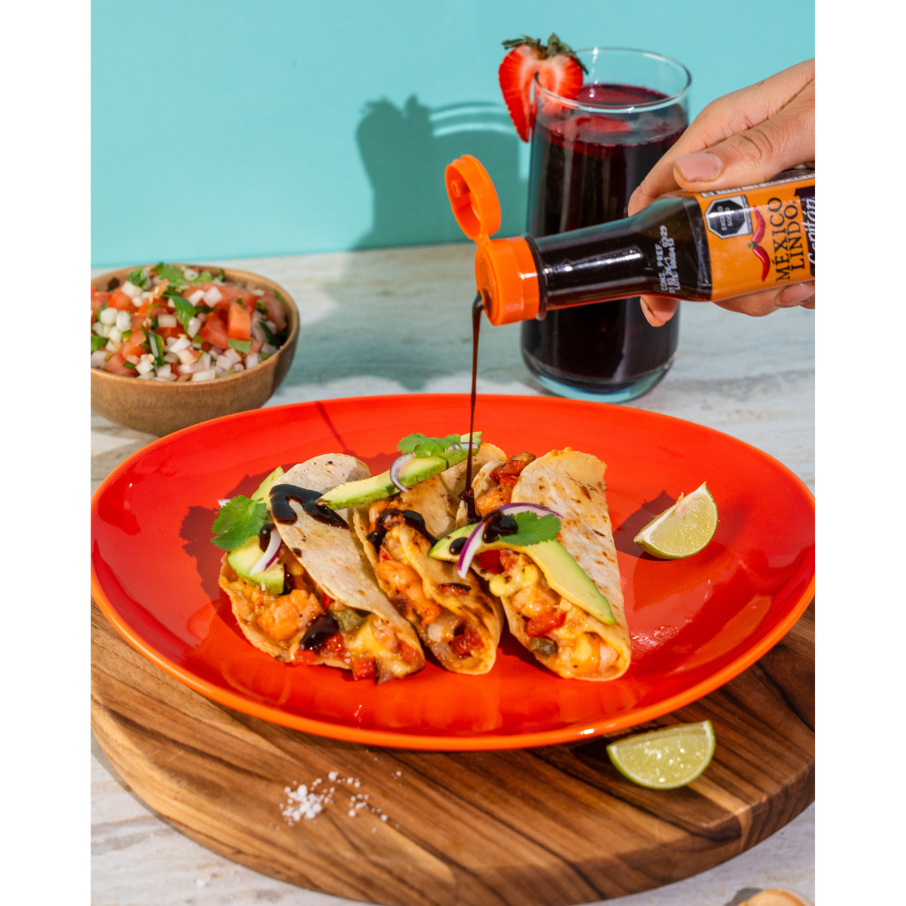 Salsa Capitán Picante Negra México Lindo 150 ml - Caja con 12 Piezas