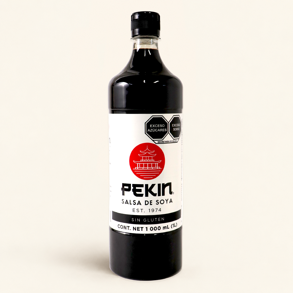 Salsa de Soya Pekín 1000 ml - Caja con 12 Piezas